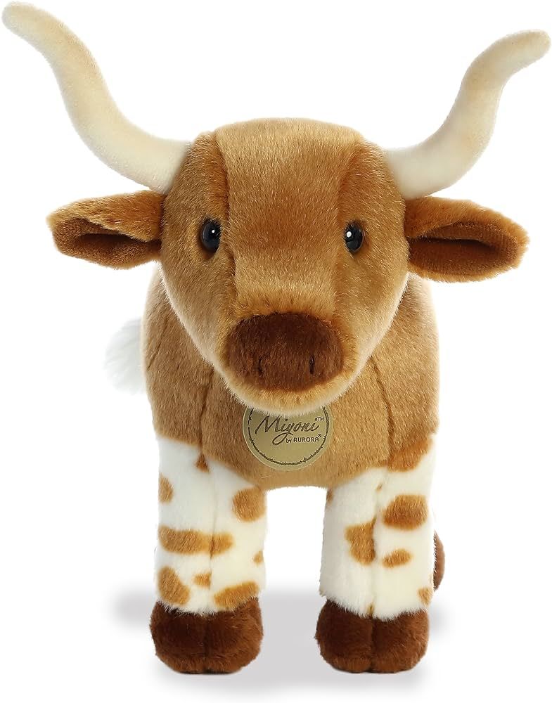 Aurora® Adorable Miyoni® Longhorn Stuffed Animal - Lifelike Detail - Cherished Companionship - ... | Amazon (US)