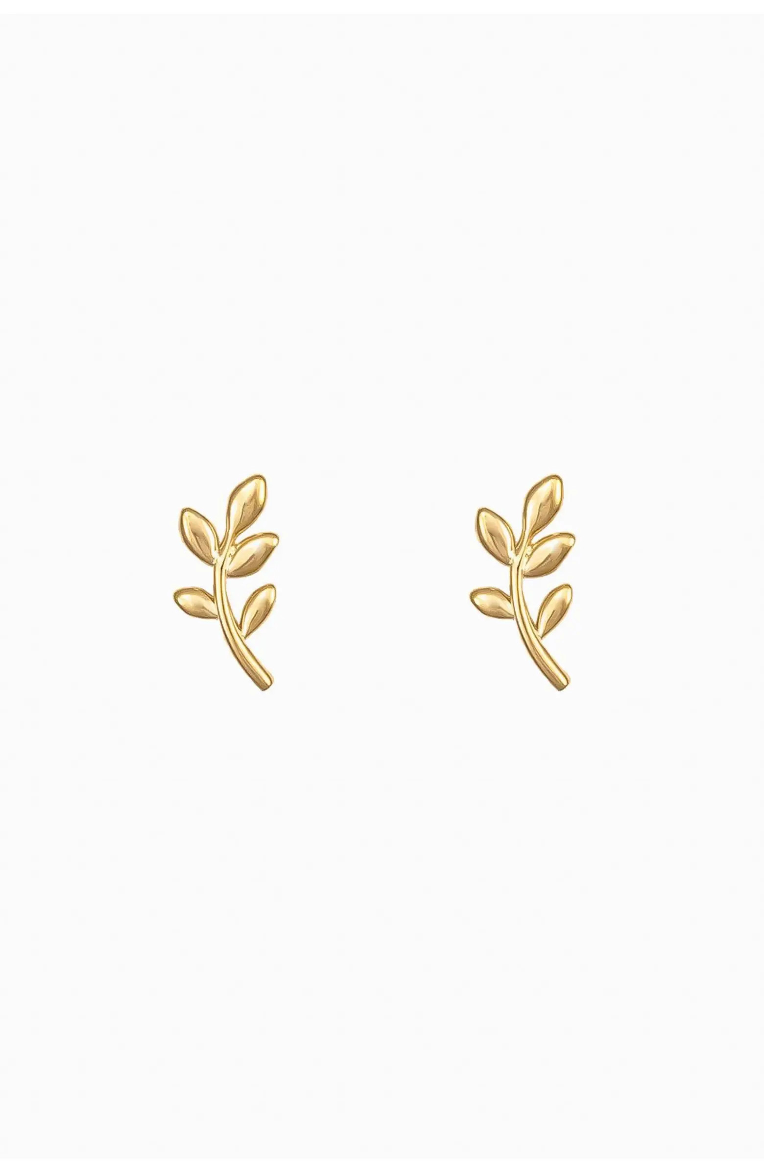 Sterling Silver 18k Gold Plated Olivia Earrings Dainty Daily Wear | Nordstrom