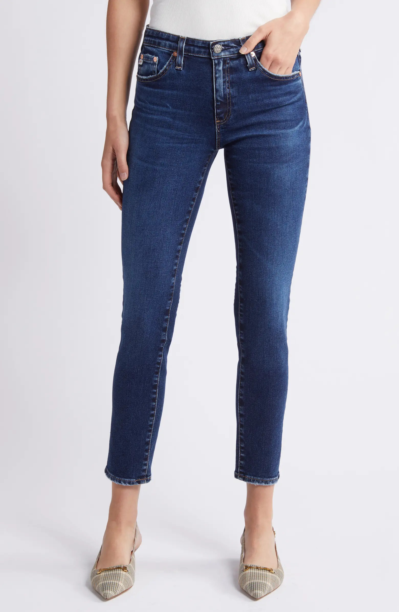 Prima Mid Rise Ankle Cigarette Jeans | Nordstrom