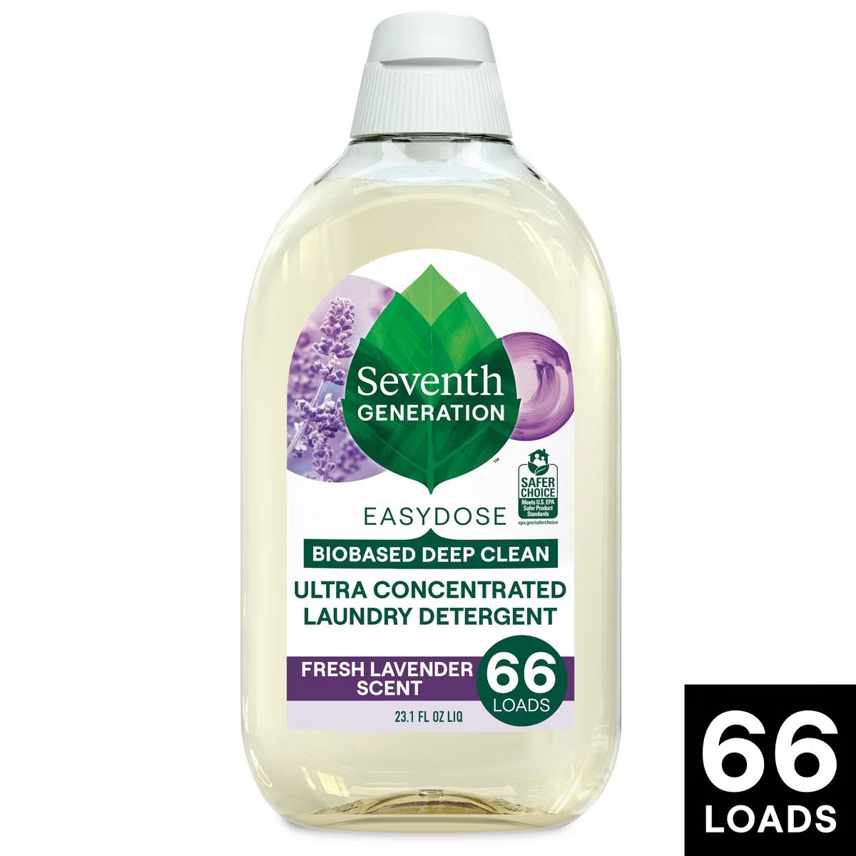 Seventh Generation EasyDose Ultra Concentrated 66-Loads Laundry Detergent Lavender-23.1 fl oz | Target