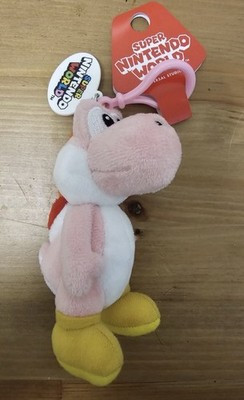 Pink Yoshi keychain clip Universal Studios Epic Super Nintendo World Plush NWT | eBay US