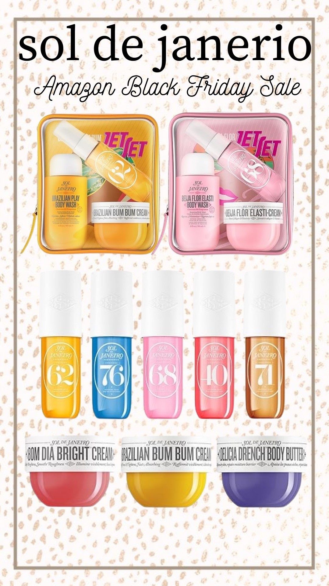 Sol De Janeiro 25% off on Amazon Black Friday EVEN SETS!!! 

#LTKFindsUnder100 #LTKCyberWeek #LTKBeauty