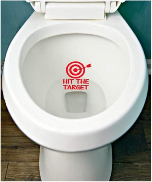 BERRYZILLA HIT THE SPOT Decal BATHROOM TOILET Potty SEAT Boys Training Target | Amazon (US)
