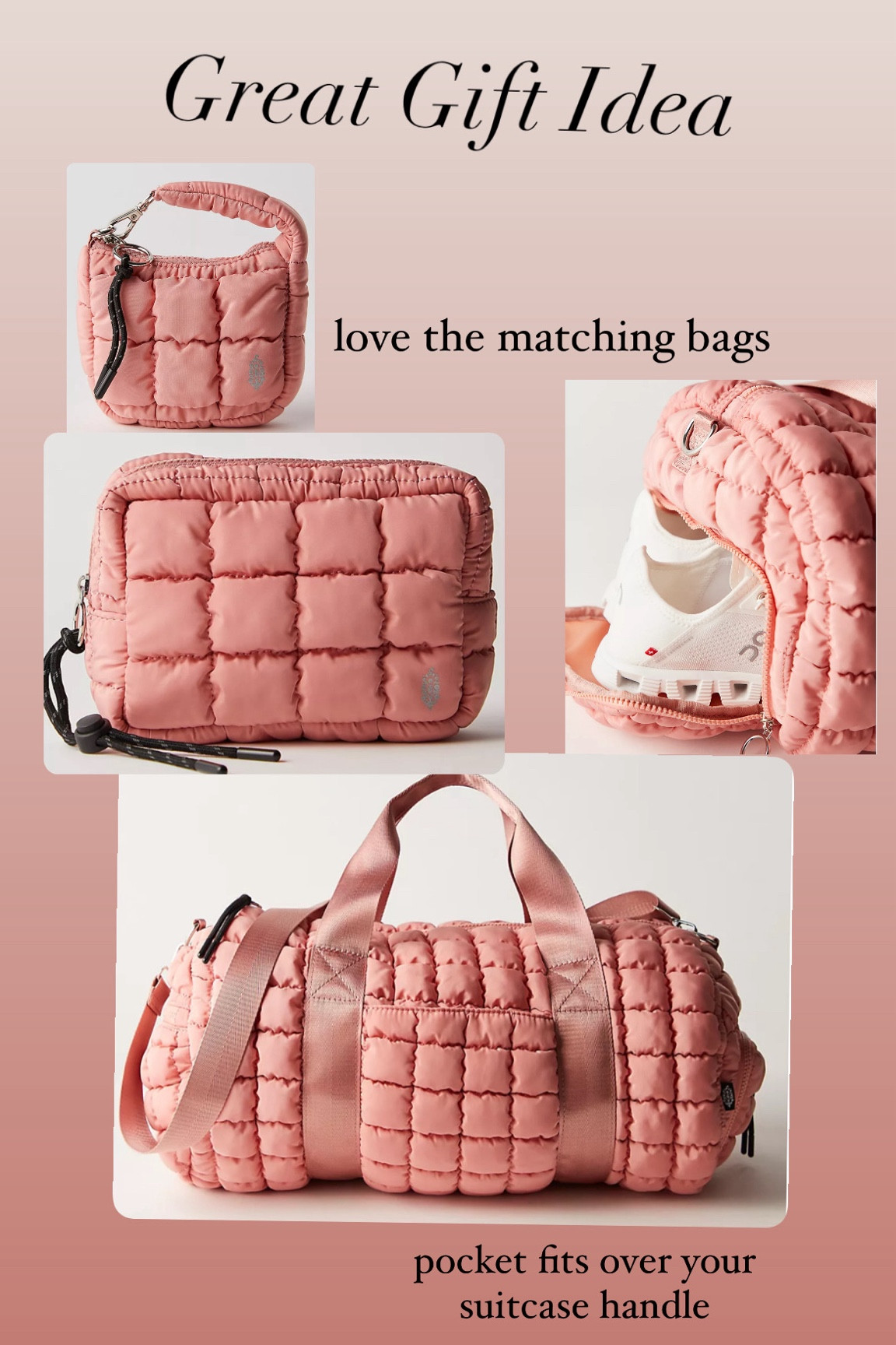 Such a great gift idea - love these quilted bags for travel 

#LTKGiftGuide #LTKStyleTip #LTKHoliday