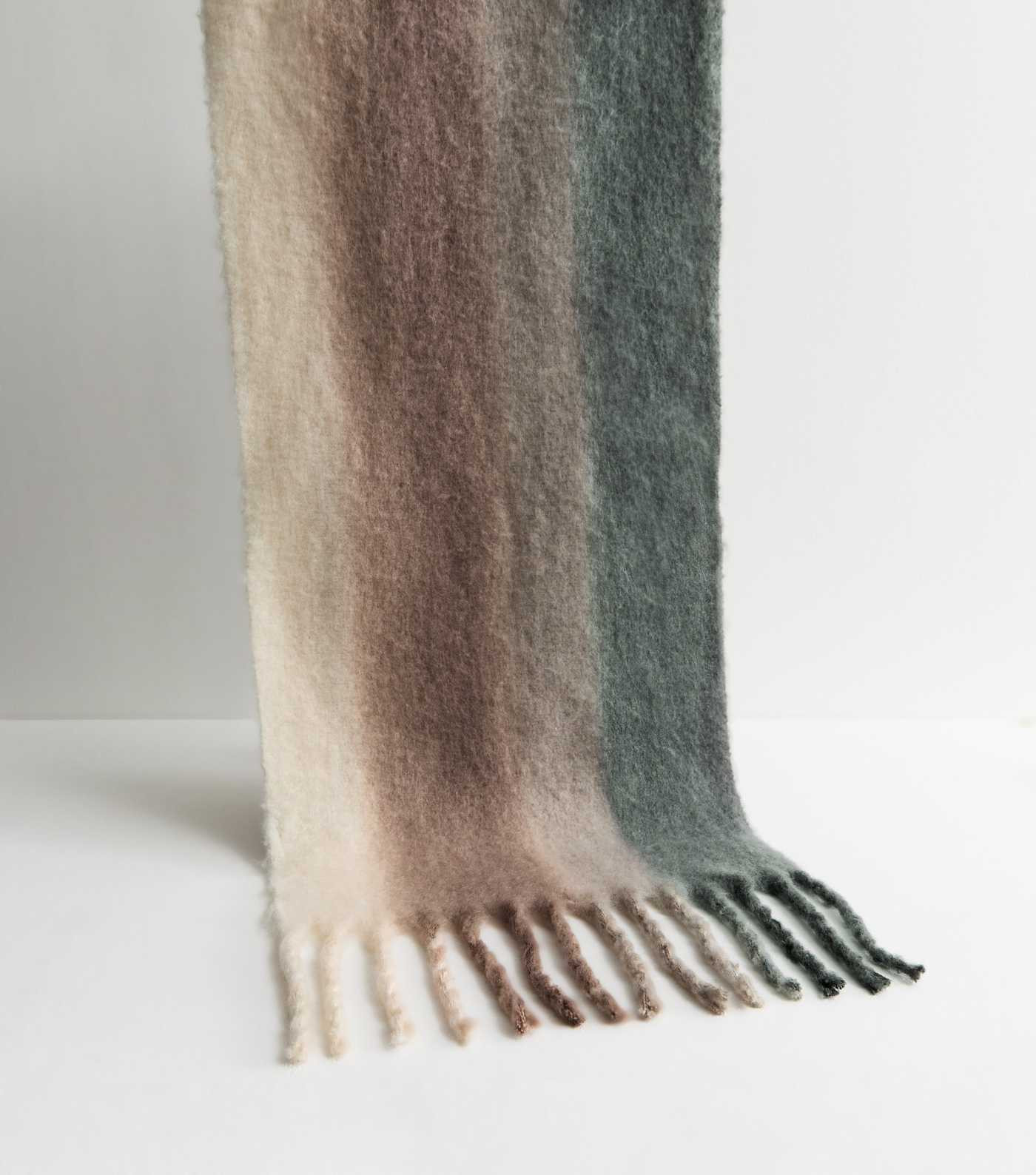 Brown Soft Knit Striped Scarf
						
						Add to Saved Items
						Remove from Saved Items | New Look (UK)
