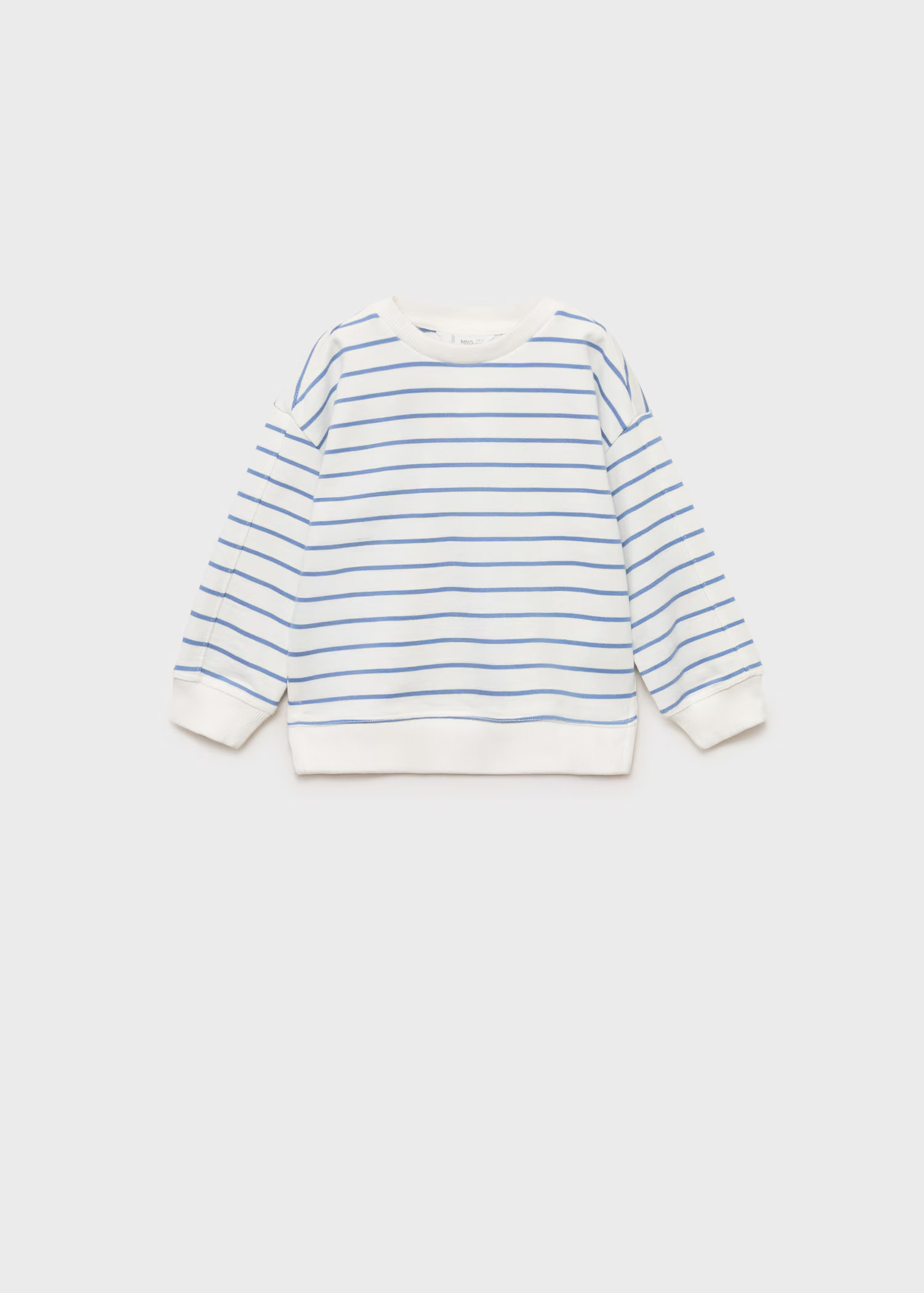 Striped cotton-blend sweatshirt - Kids | MANGO USA | Mango (US/MX/AU)