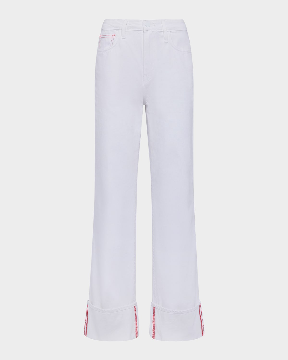 Miley Ultra-High Rise Cuffed Jeans | Neiman Marcus