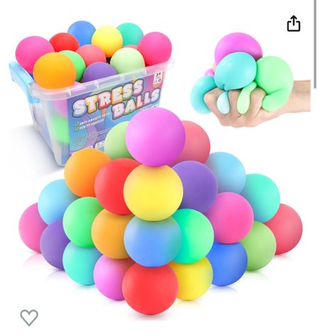 Need a little stress relief? Perfect for you or your kiddos and sensory friendly!! #sensorytoys #stressballs #slowrelease 

#LTKhome #LTKkids #LTKfitness