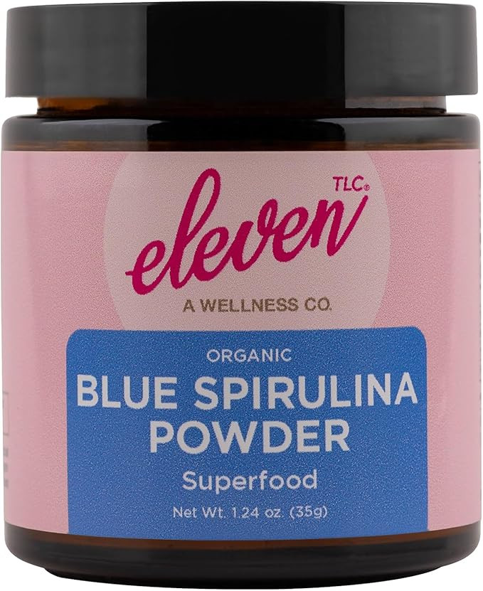 Eleven TLC, Organic Blue Spirulina Powder, Flavorless, Superfood, Vitamins + Minerals, Espirulina... | Amazon (US)