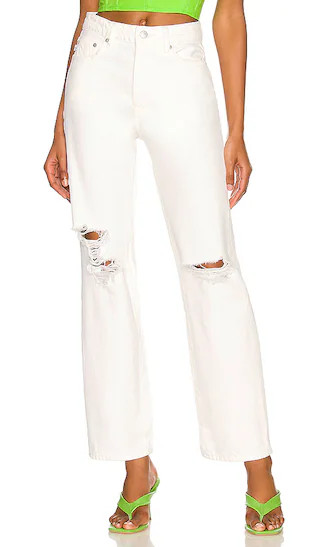 Ryan High Rise Straight in Lighthouse | Revolve Clothing (Global)