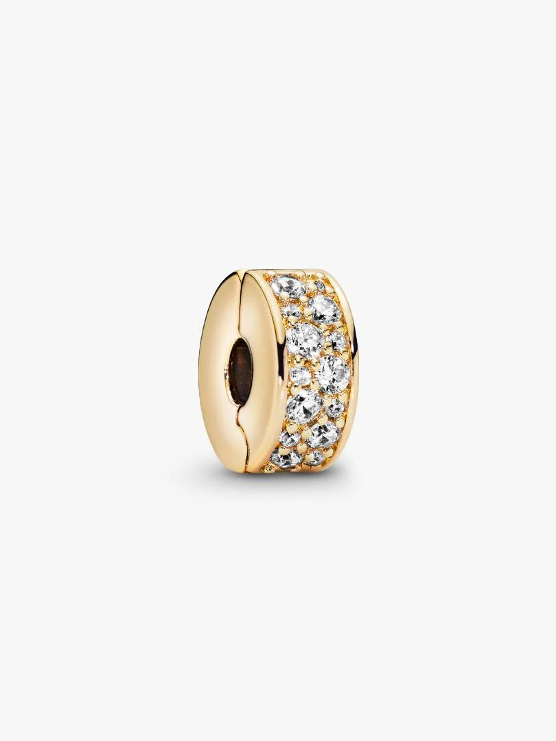 Clear Pavé Clip Charm | Pandora US
