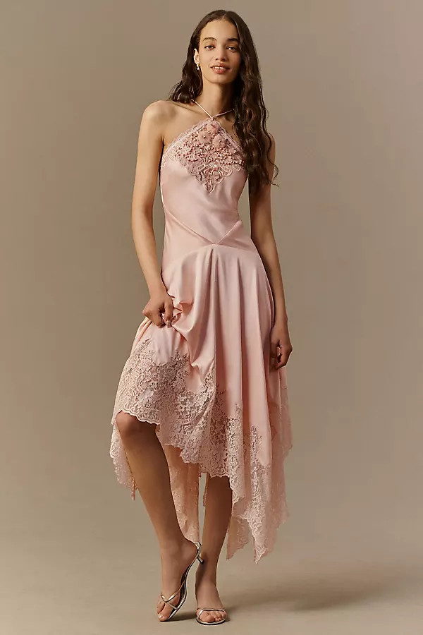 Mac Duggal Bow Maxi Slip Dress | Anthropologie (US)