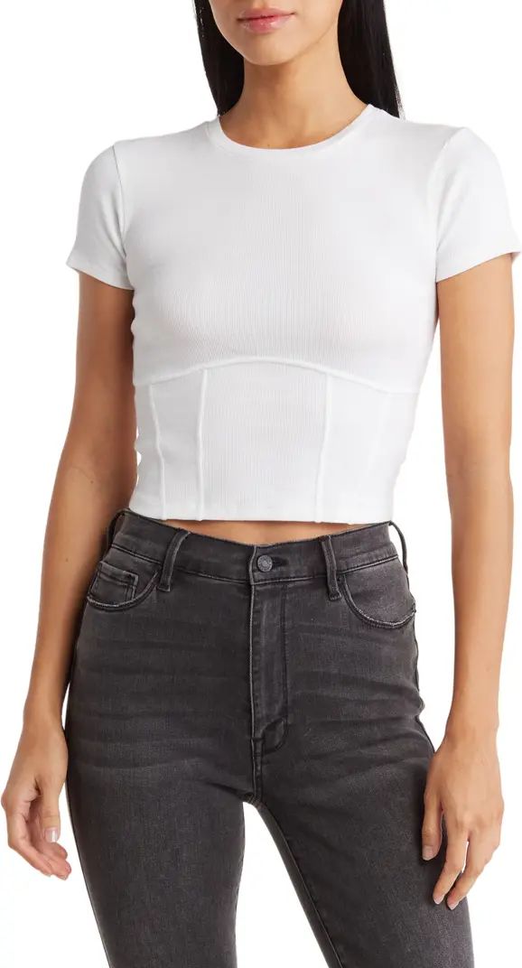 Abound Corset Seamed Baby T-Shirt | Nordstromrack | Nordstrom Rack