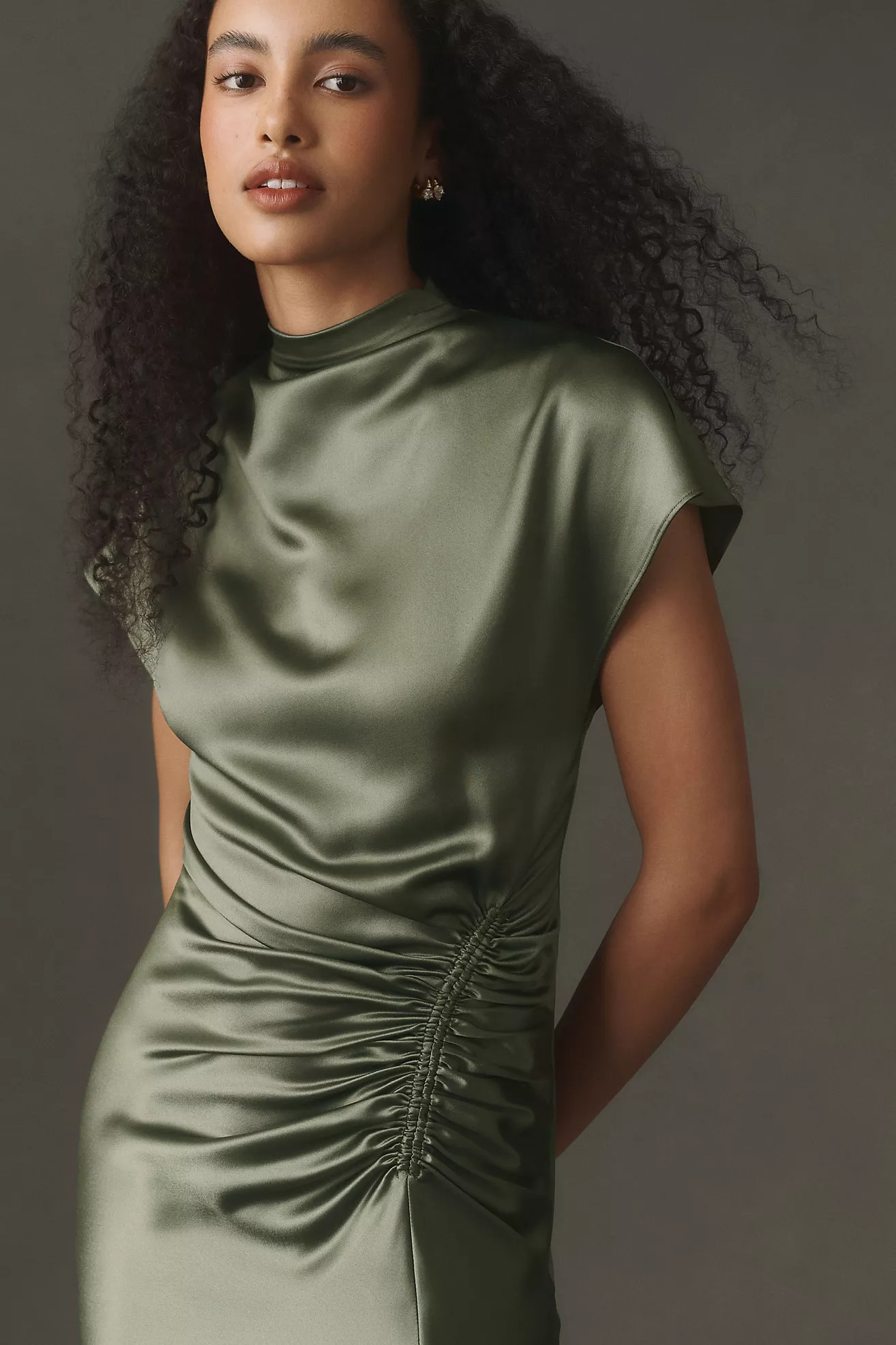 Cade Satin Maxi Dress by Mare Mare | Anthropologie (US)