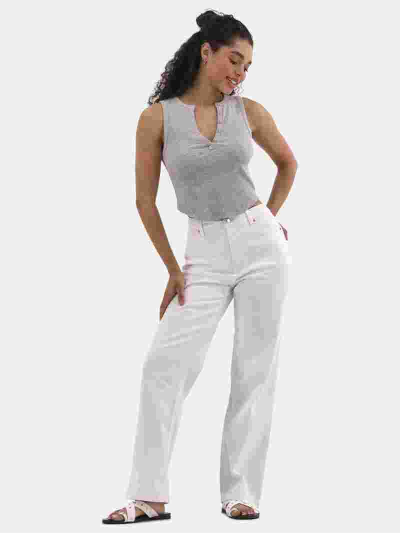 No Boundaries Rib Henley Tank, Women's | Walmart (US)