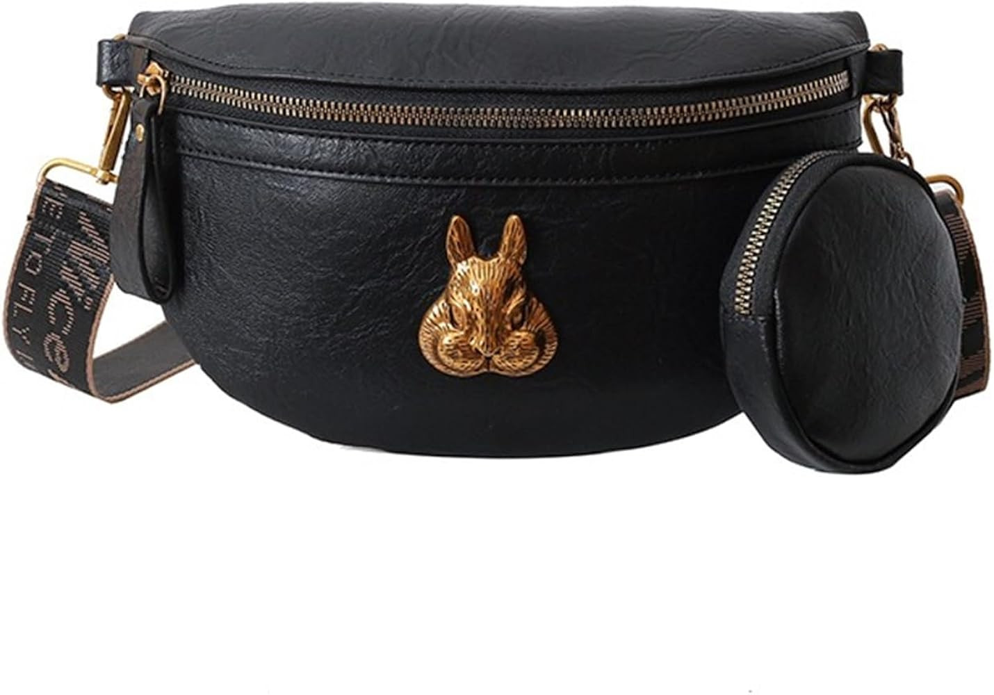 Lightweight PU Leather Fanny Packs Purse, Trendy Women Versatile Crossbody Shoulder Bags with Coi... | Amazon (US)