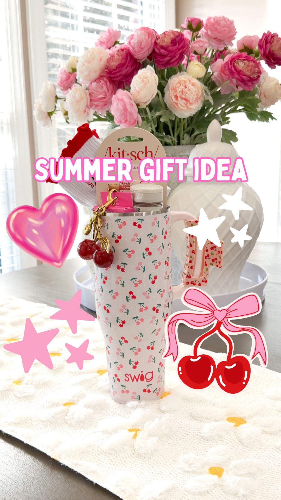 Cherry themed Summer gift idea for her. This is such a great gift idea for teens, gift idea for tweens, teacher gift idea, birthday gift idea, etc.

#LTKSeasonal #LTKdayinmylife #LTKmomlife