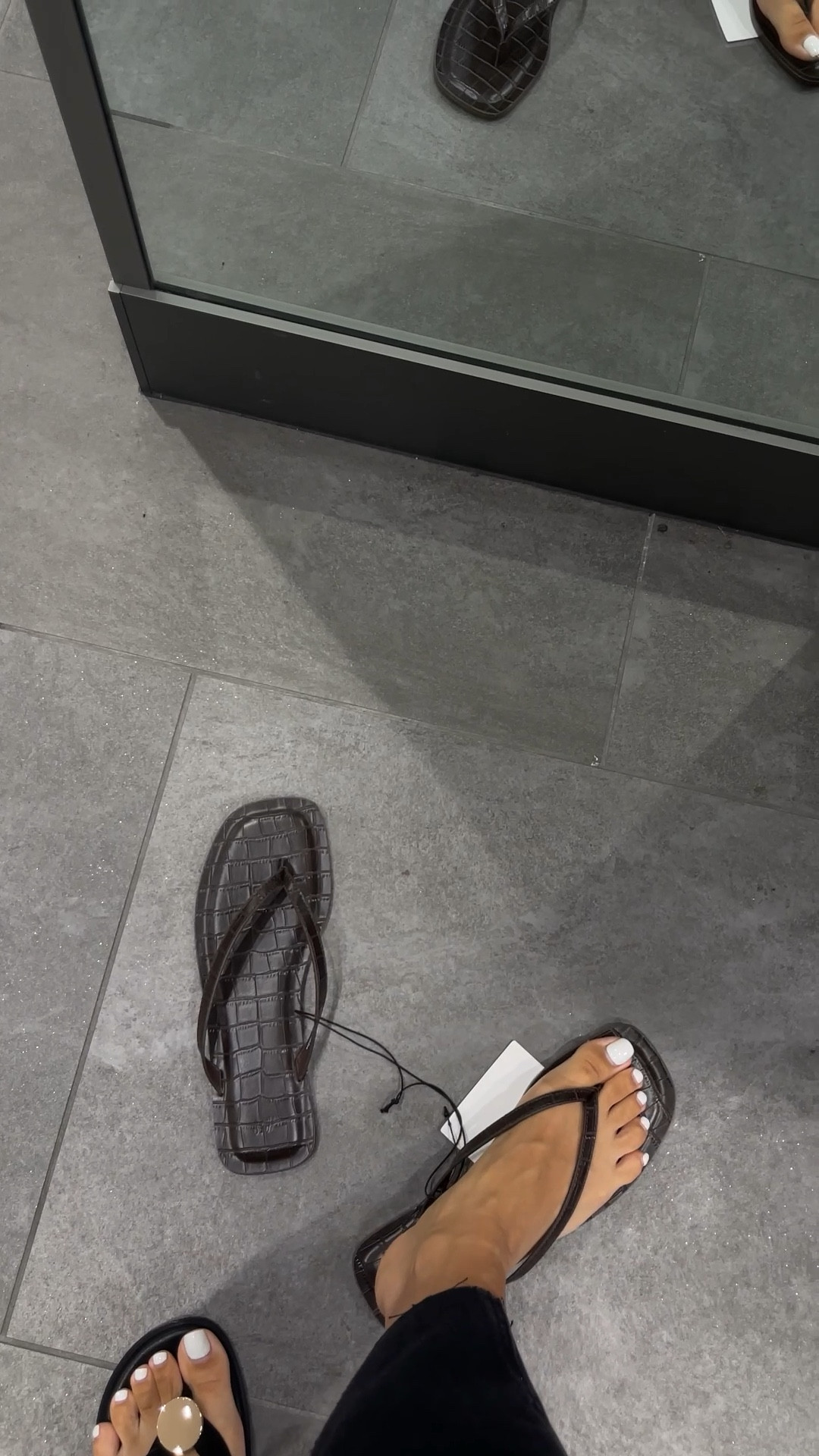 Loving the faux croc brown! 

#LTKFindsUnder50 #LTKStyleTip #LTKShoeCrush