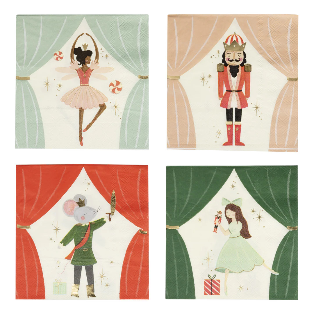 Nutcracker Napkin Set | My Mind's Eye