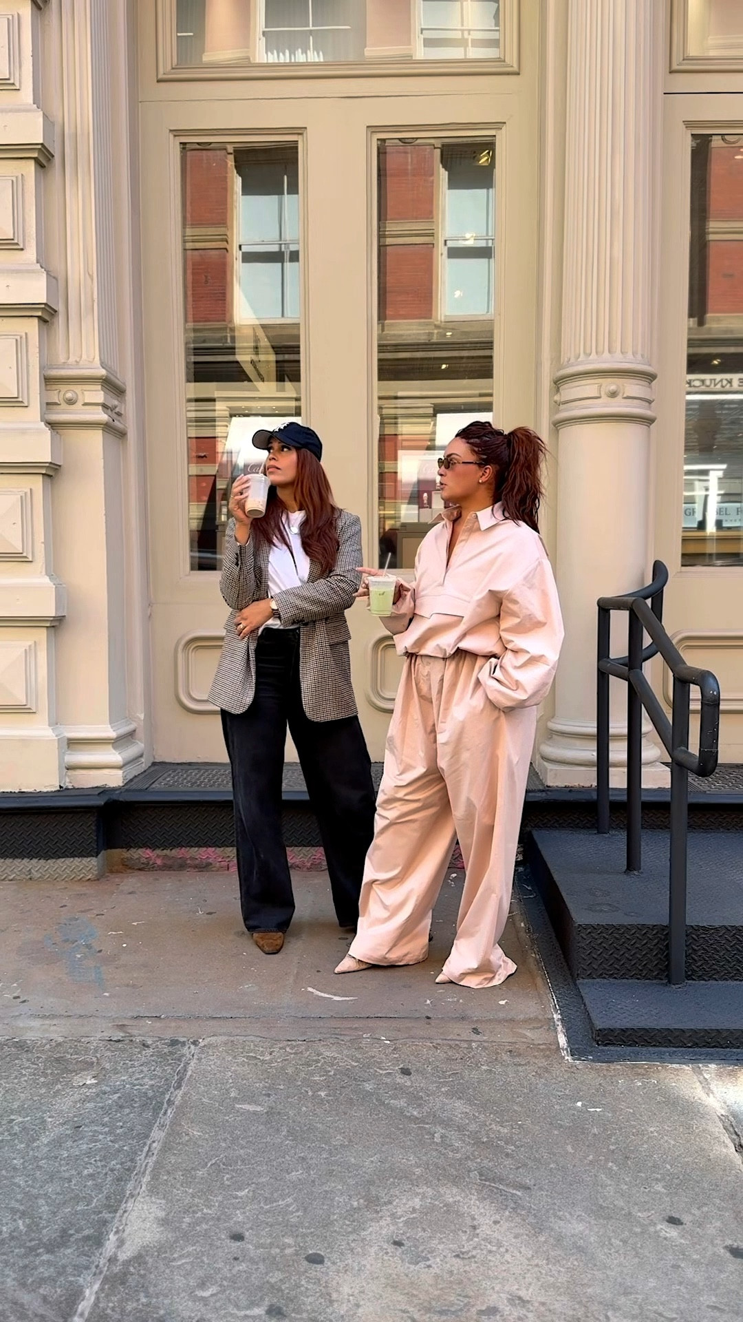 Sisters in the city featuring the most breathtaking set of the whole trip. 

Fall style
Fall outfit
Fall look
Fall fashion
Street style
Cool outfit