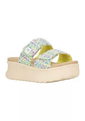 HEY DUDE Women's Delray Slide Surf Baja Sandals | Belk