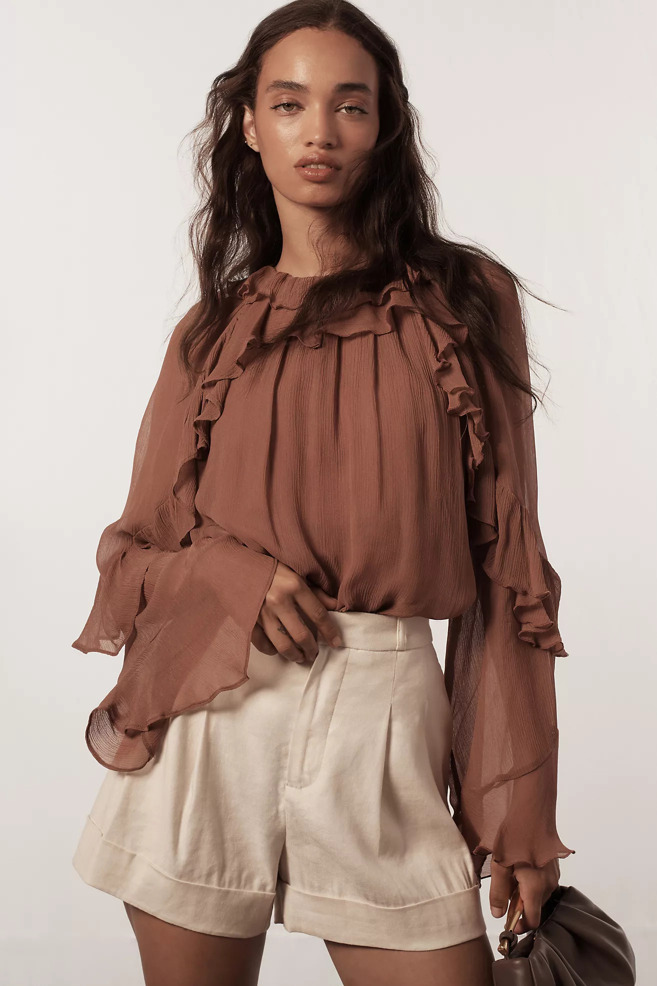 The Avery Pleated Trouser Shorts by Maeve: Cuffed Edition | Anthropologie (US)