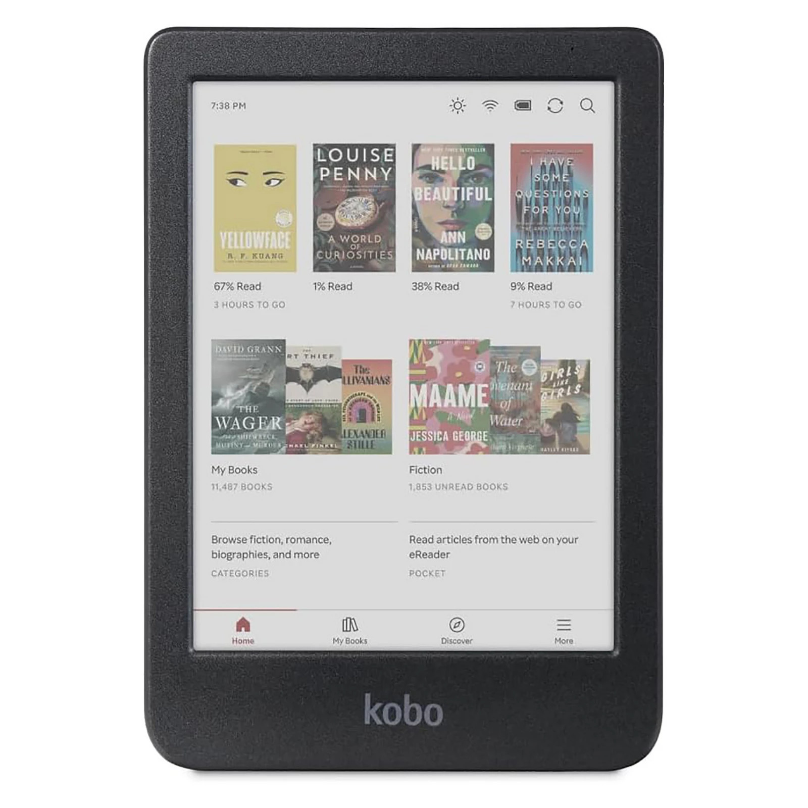 Rakuten Kobo Clara Colour eReader, Black | Kohl's