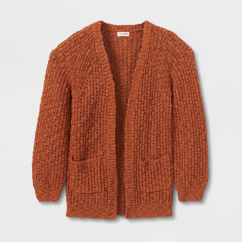 Girls' Long Open Cardigan - Cat & Jack™ | Target