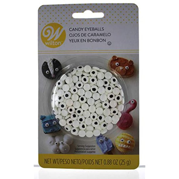 Wilton 710-7236 Mini Candy Eyeballs, 24 Count - Walmart.com | Walmart (US)
