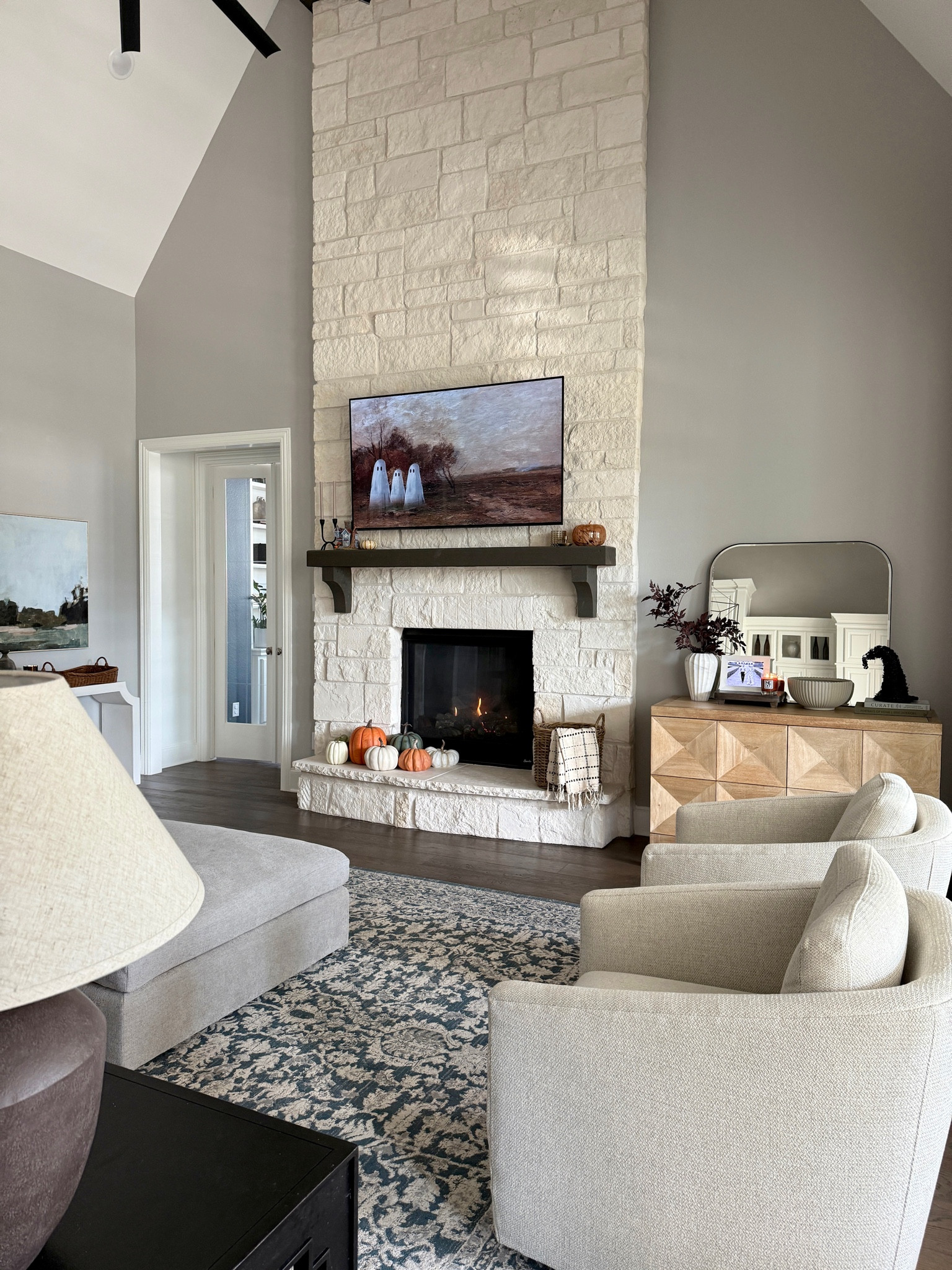 Living room Halloween decor, family Halloween, October, living room inspo 

#LTKHome #LTKSeasonal #LTKHalloween