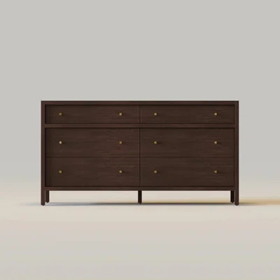 64In Chest Of Drawers Mid-Century Modern 6 Drawer Dresser | Wayfair North America