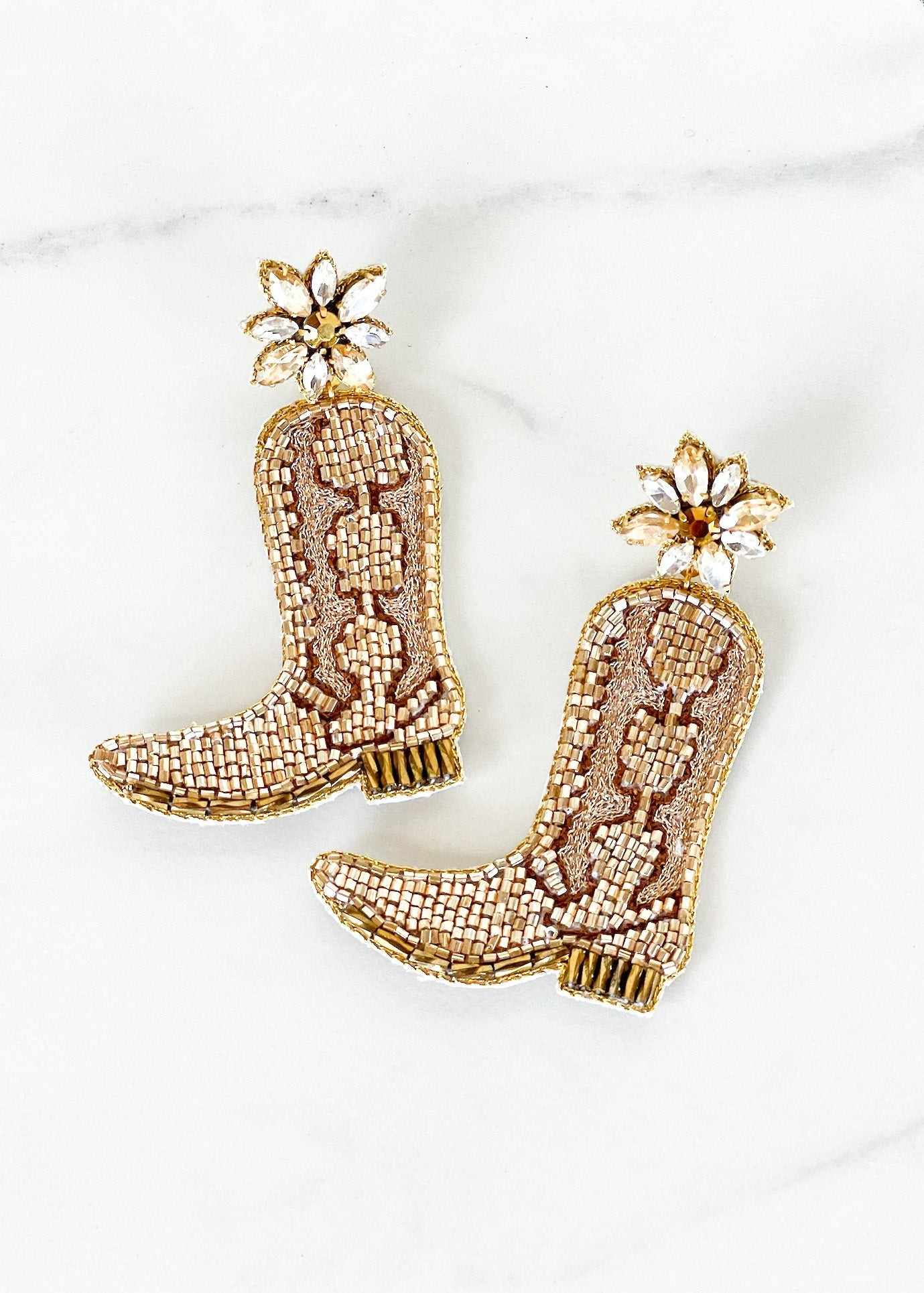 Shania Boot Earrings | Dos Femmes, LLC