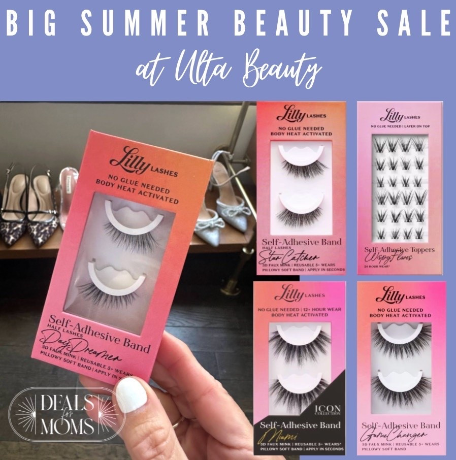 #AD If I can put these lashes on, anyone can! I’ve tried so many different ones and always found them difficult until I tried Lilly Lashes. They’re body-heat-activated, so no glue is needed. These are great to have on hand for daily use or a summer event. I even wore them in the summer in Texas and they stayed on so you know they’re good. Right now select styles are on sale for Ulta Beauty’s Big Summer Beauty Sale! It’s going on now through July 11th. #Ulta #paidlink #UltaBeauty @ultabeauty @shop.ltk #liketkit

#LTKgrwm #LTKmomlife #LTKselfcare