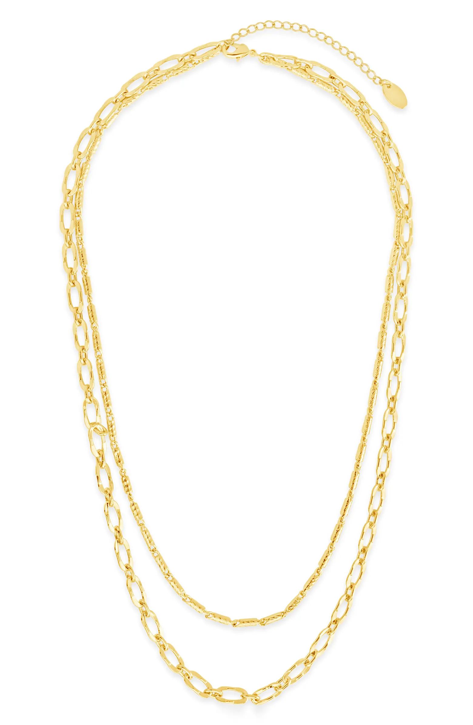 Sterling Forever Isadora Layered Necklace | Nordstrom | Nordstrom