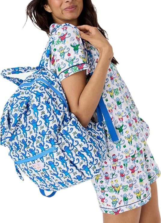 Womens Rabbit Monkey Print 2 Piece Pajamas Y2k Preppy Short Sleeve Shirt Shorts Two Piece Pjs Out... | Amazon (US)