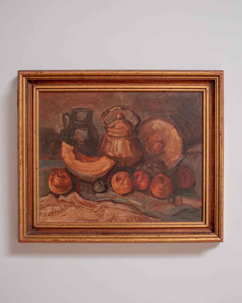 Still Life with Fruit Oil Painting | The Vintage Rug Shop