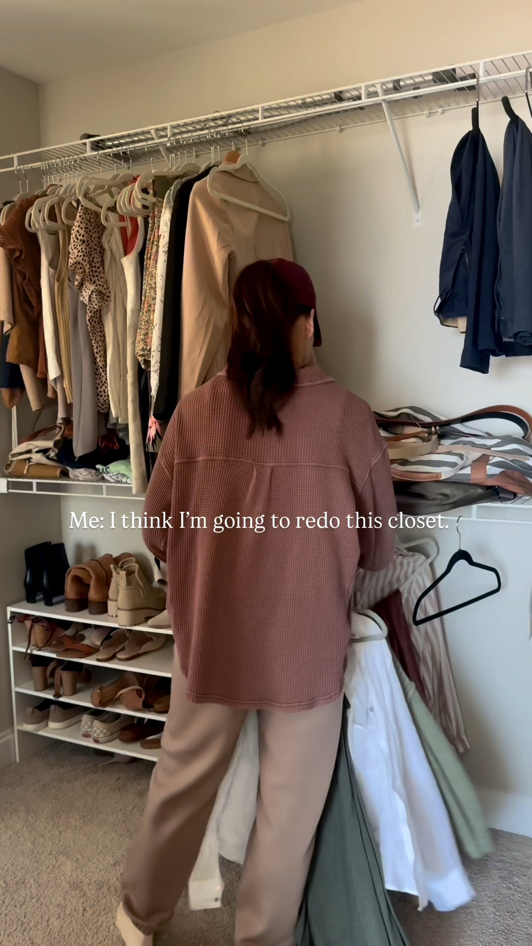 Closet makeover for $1k
Budget friendly master closet storage

#LTKHome #LTKdayinmylife