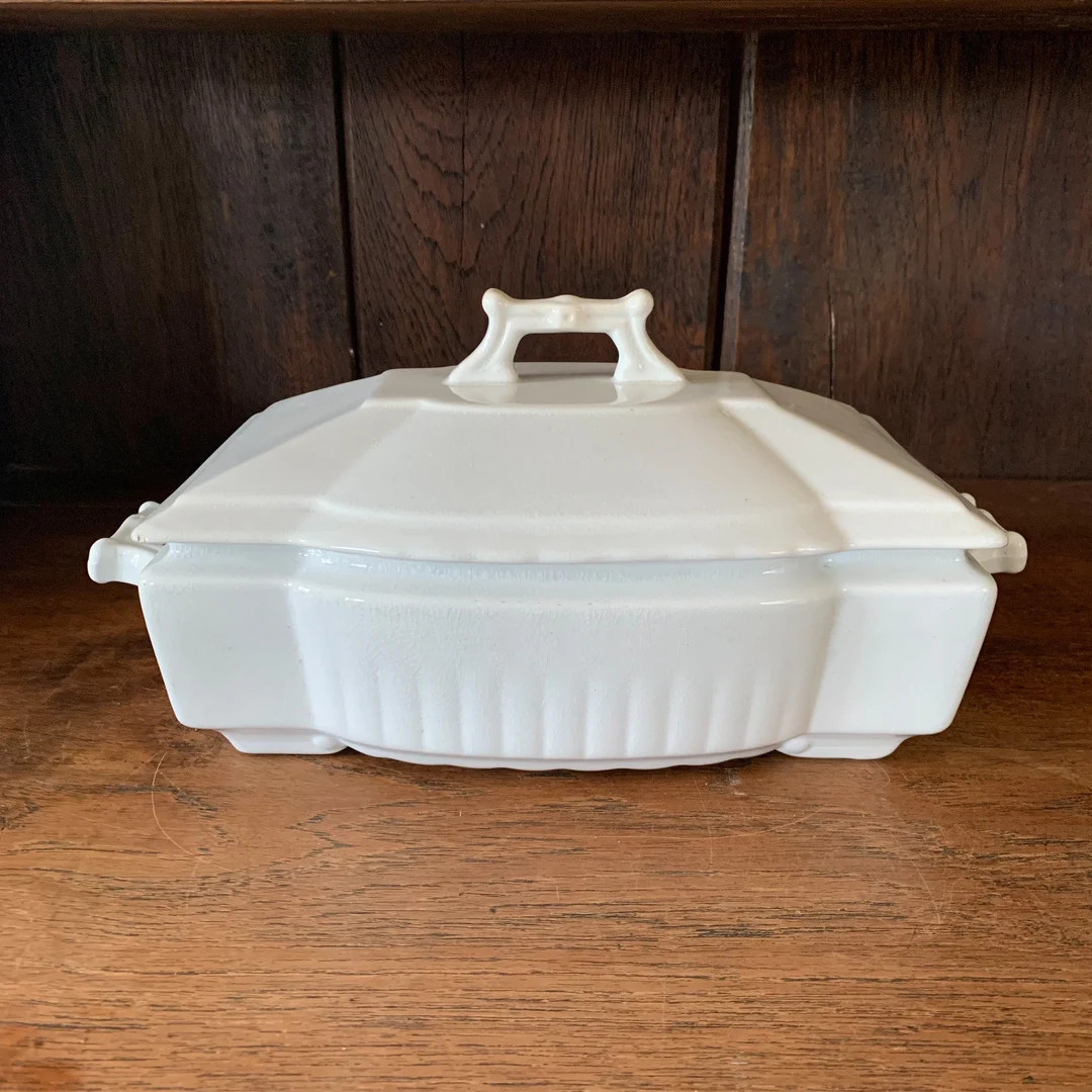 Antique Ironstone Tureen Covered Dish Johnson Brothers | Etsy (US)