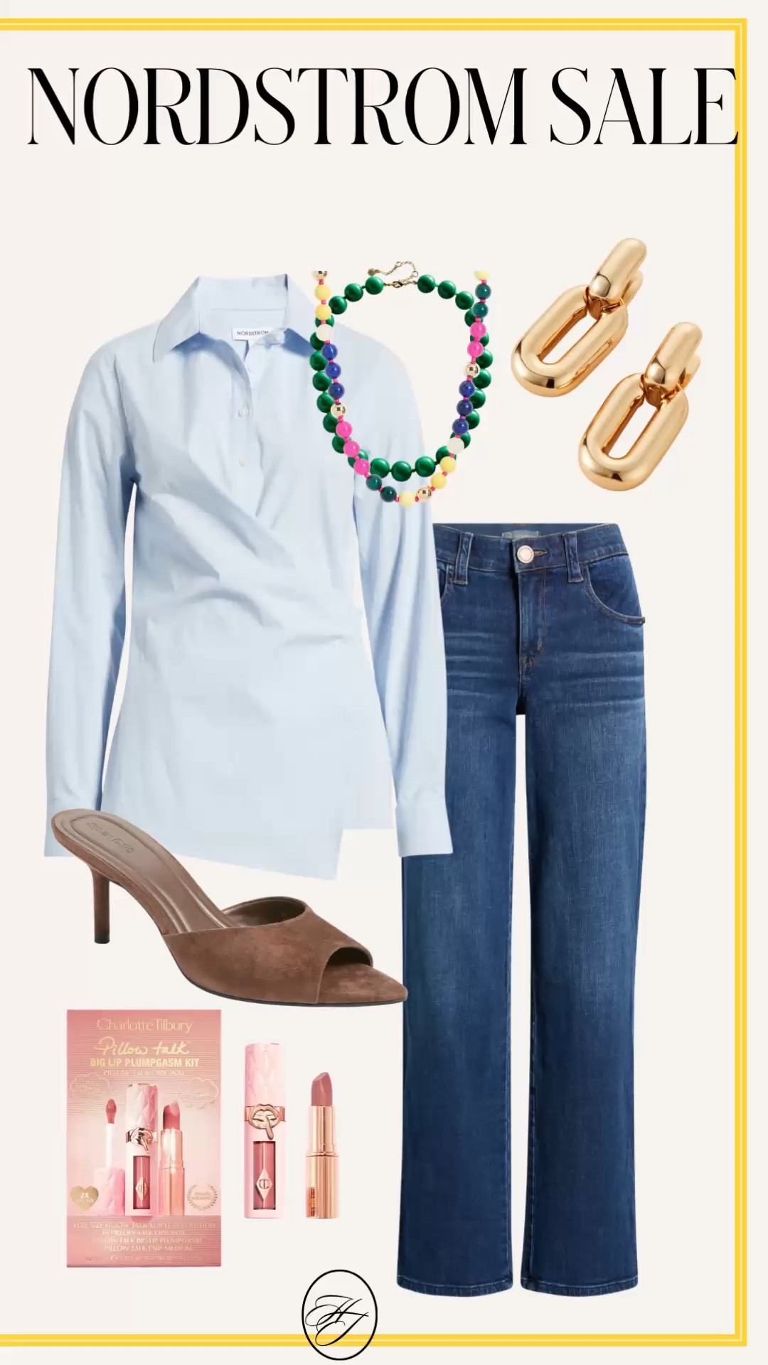 🚨 THE NORDSTROM ANNIVERSARY SALE ENDS TODAY! If you’ve been waiting to shop, this is your sign—prices go back up after the sale! 💙 This is one of those easy outfits you’ll actually wear: flattering jeans + an elevated blue top + chocolate brown heels. Add the fun necklace and gold earrings and suddenly jeans feel completely pulled together.

Grab your favorites while they’re still on sale!

SEO: Nordstrom Anniversary Sale, Nordstrom under $100, fall jeans outfit, casual workwear, blue blouse, everyday outfit, fall fashion finds