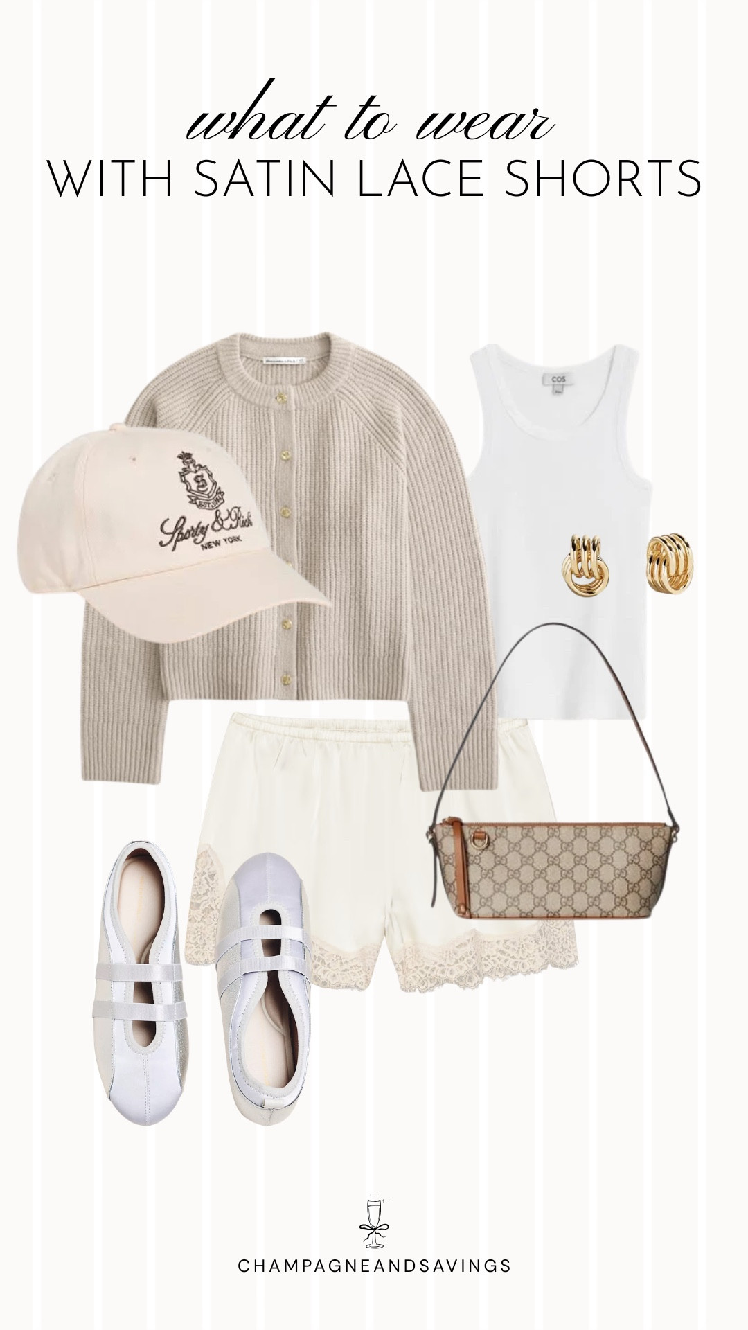 Lace satin shorts outfitts

#LTKootd