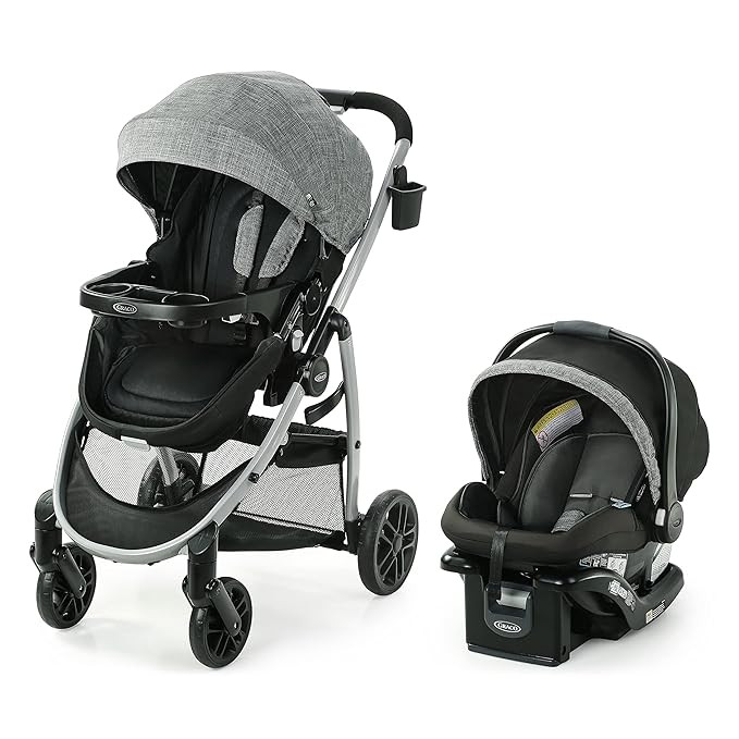 Graco Modes Pramette Travel System, Includes Baby Stroller with True Pram Mode, Reversible Seat, ... | Amazon (US)