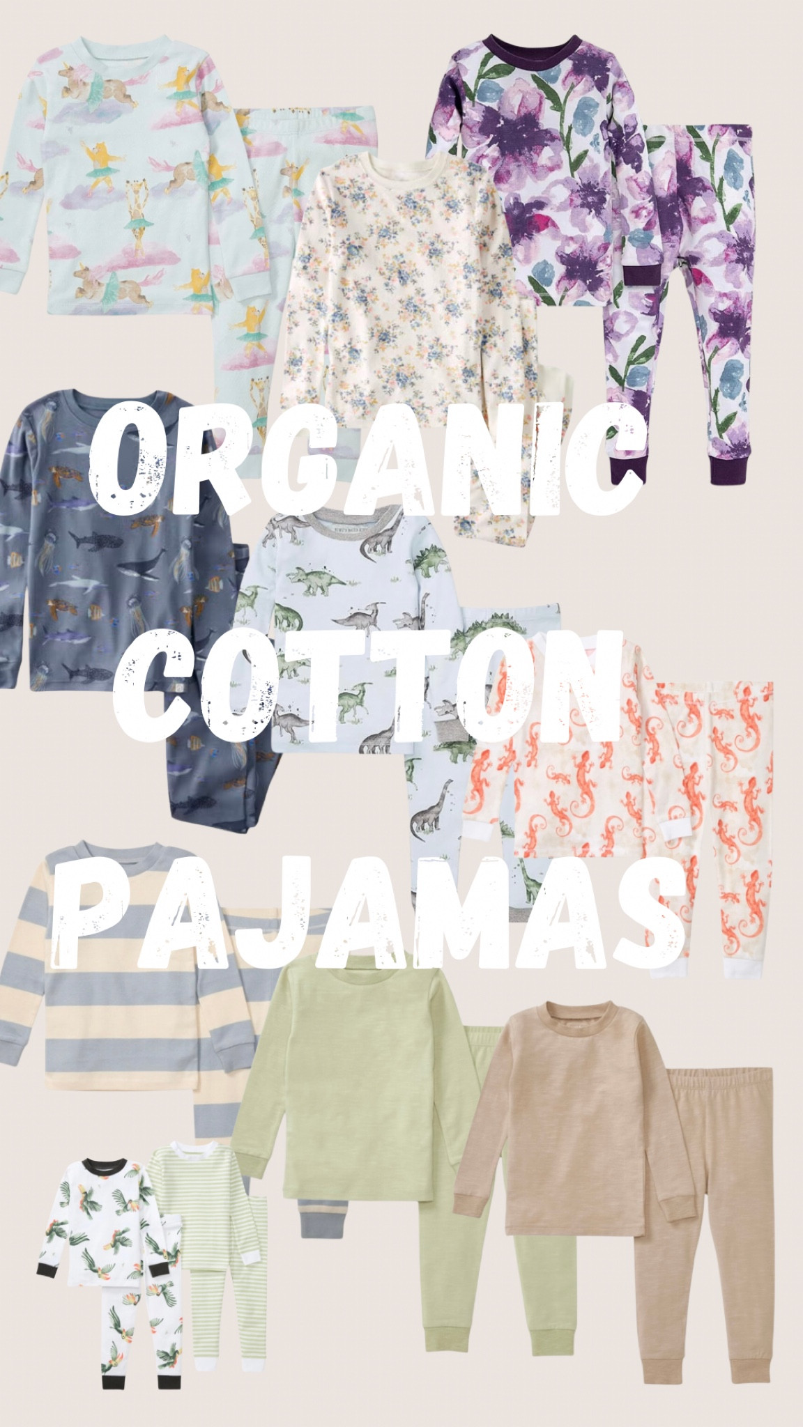 Kids organic cotton pajamas 

#LTKBaby #LTKSaleAlert #LTKKids