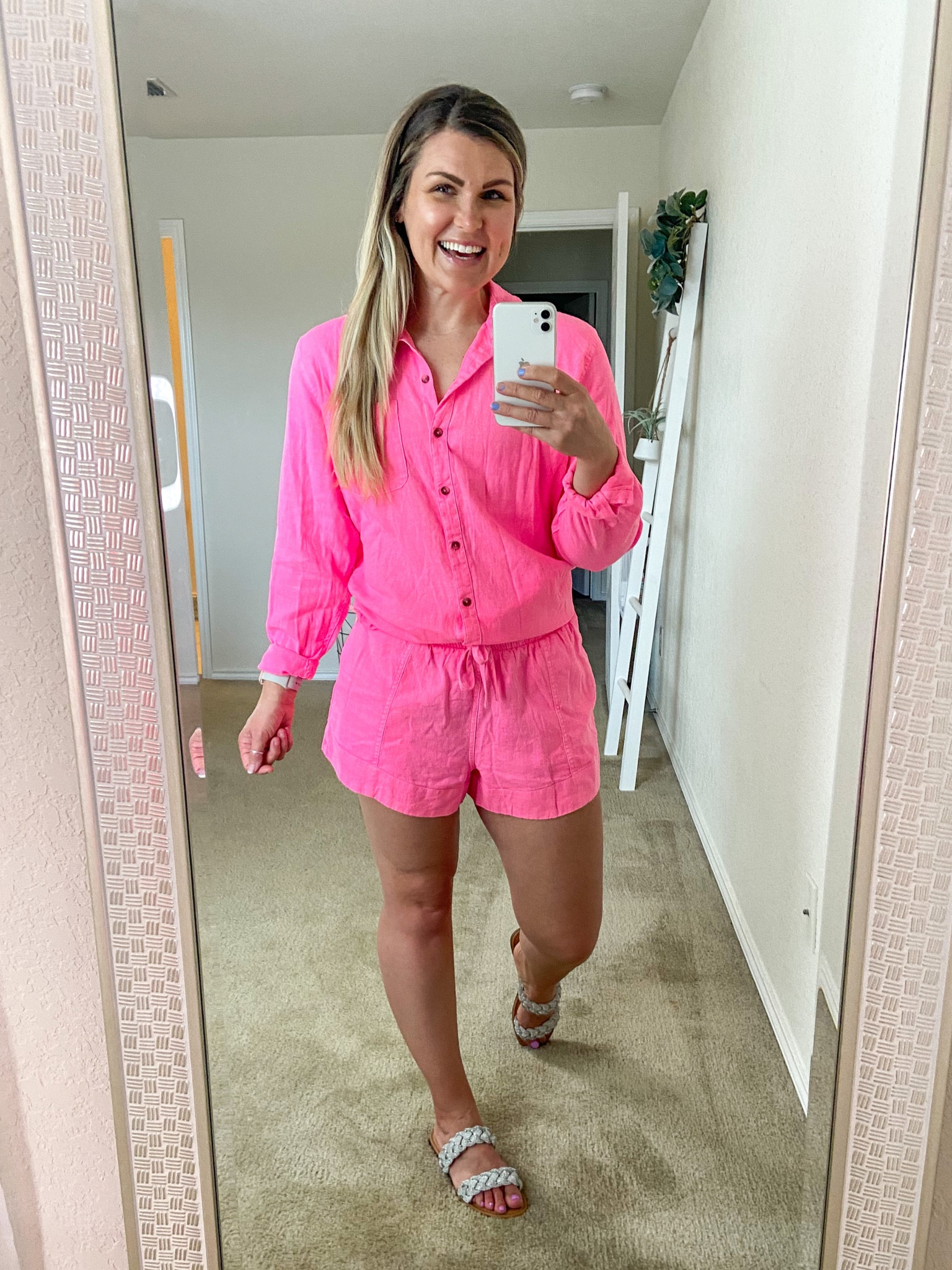 hot pink is the best pink 😍

casual, cute, & comfy + whole outfit is 20% off with TARGET circle ❤️

shorts small
top medium 
shoes 8.5

#target #sale #summeroutfit #shorts #linenshorts 

#LTKsalealert #LTKunder50 #LTKFind