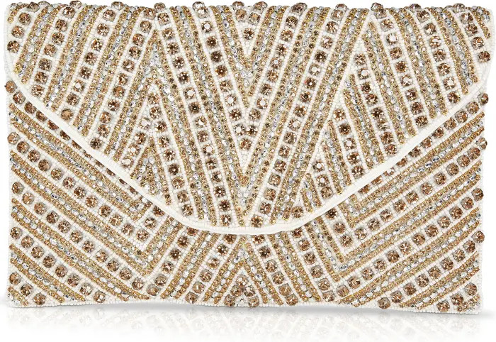 Jewel Badgley Mischka Emma Beaded Envelope Clutch | Nordstromrack | Nordstrom Rack