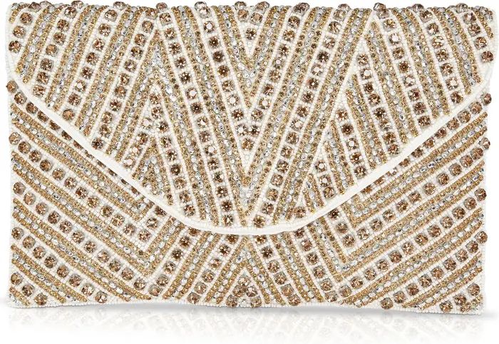 Jewel Badgley Mischka Emma Beaded Envelope Clutch | Nordstromrack | Nordstrom Rack