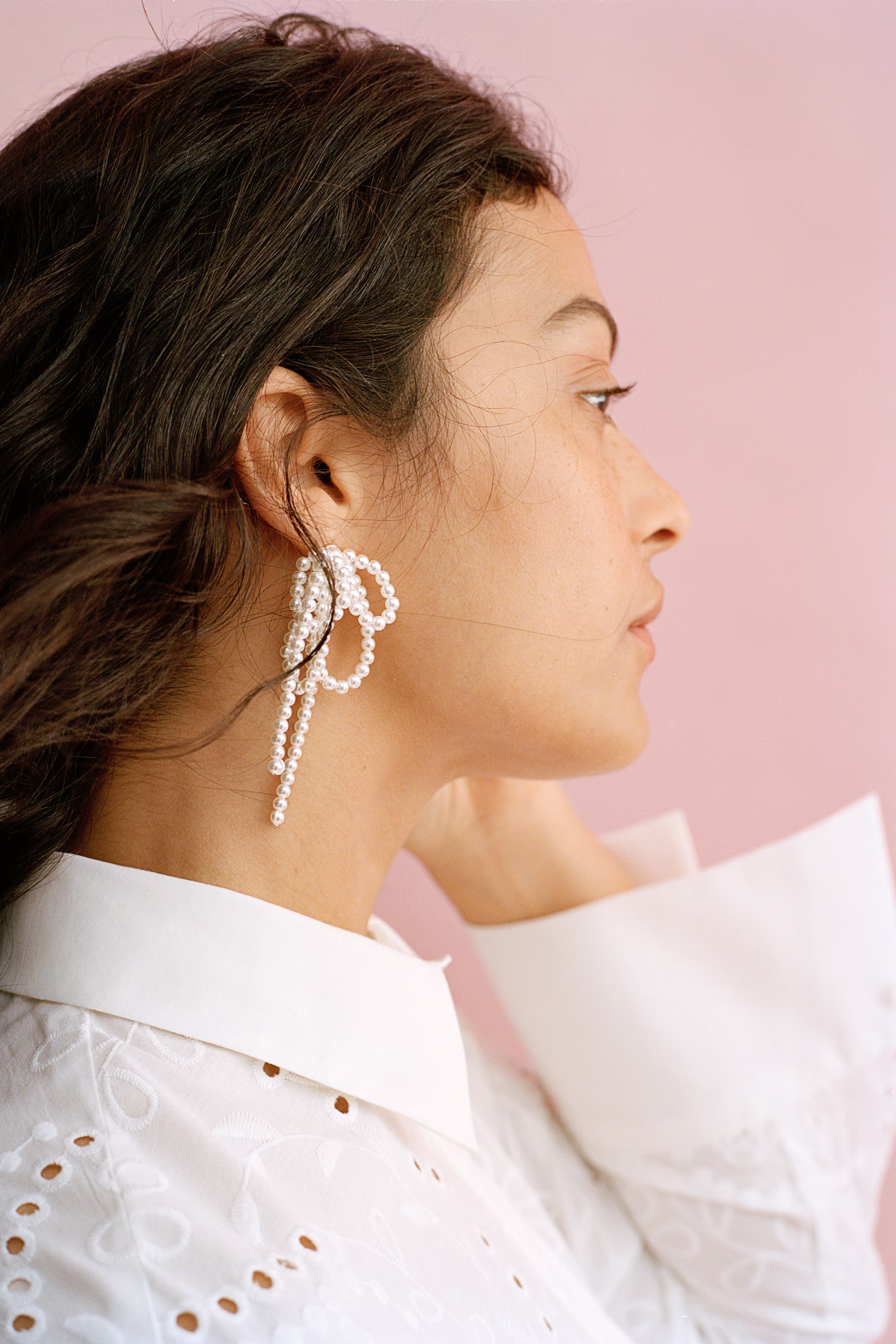 Eyelet Embroidered Shirt Dress | H&M (US + CA)