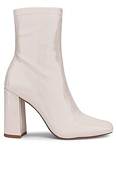 Steve Madden Lynden Bootie in Bone Patent from Revolve.com | Revolve Clothing (Global)