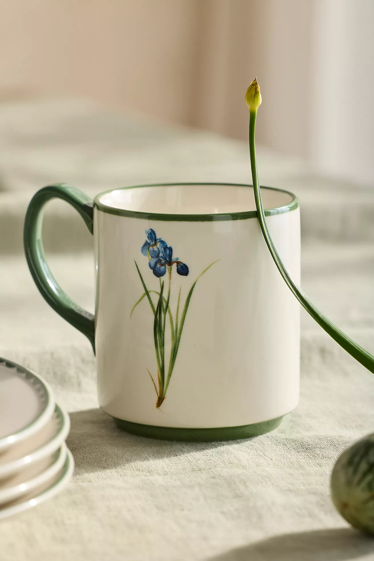 Spring Botanical Stoneware Mug | Anthropologie (US)