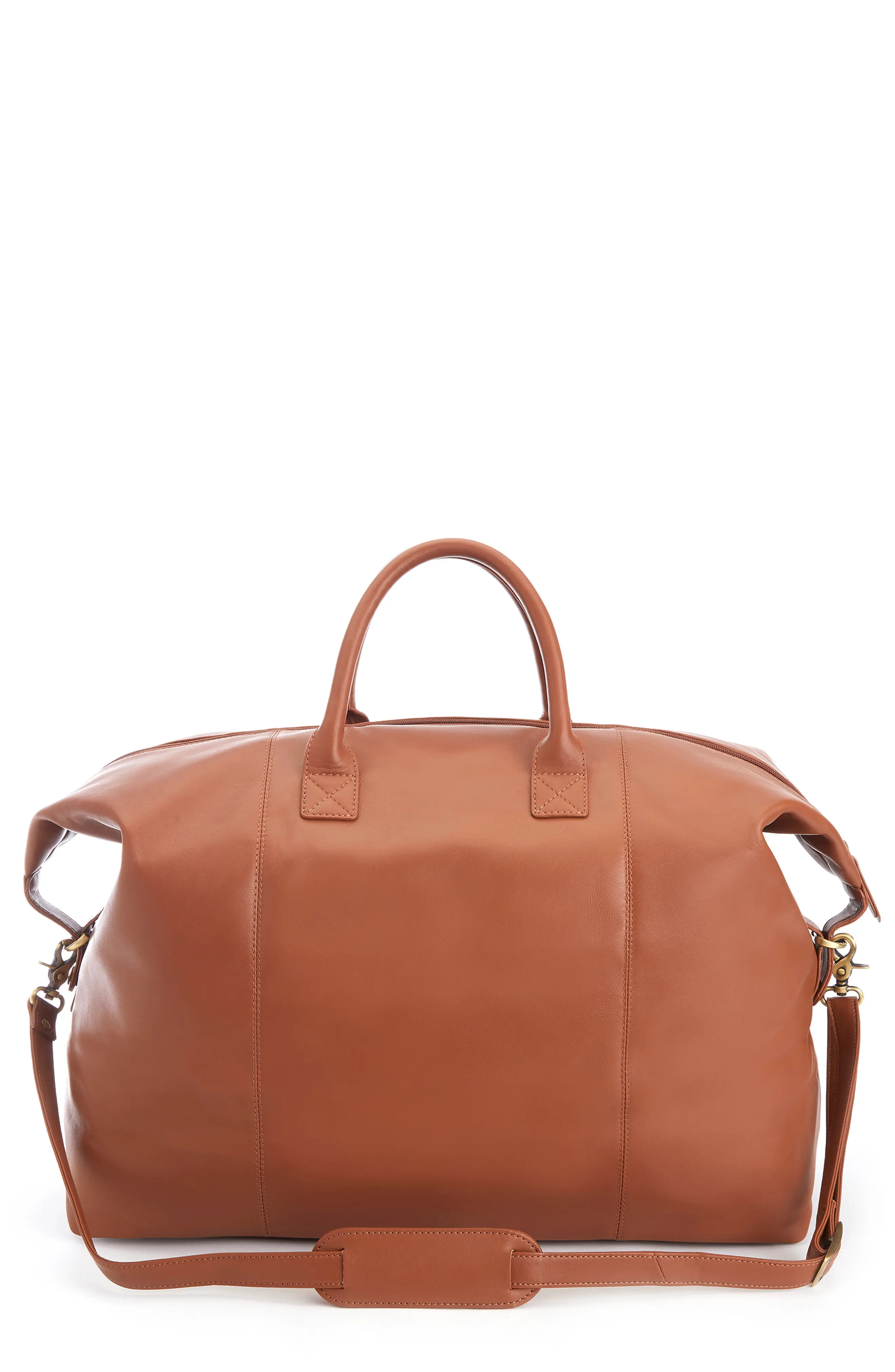 ROYCE New York Weekender Leather Duffle Bag | Nordstrom | Nordstrom