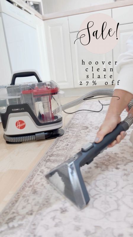 Amazon deal! This Hoover clean slate is on sale as an early memorial day deal. Because it is a Hoover, it will just about suck up the floor. Here, I spilled pickle juice but t)3 Hoover  got it all up with no residual odor.

#LTKSaleAlert #LTKVideo #LTKHome